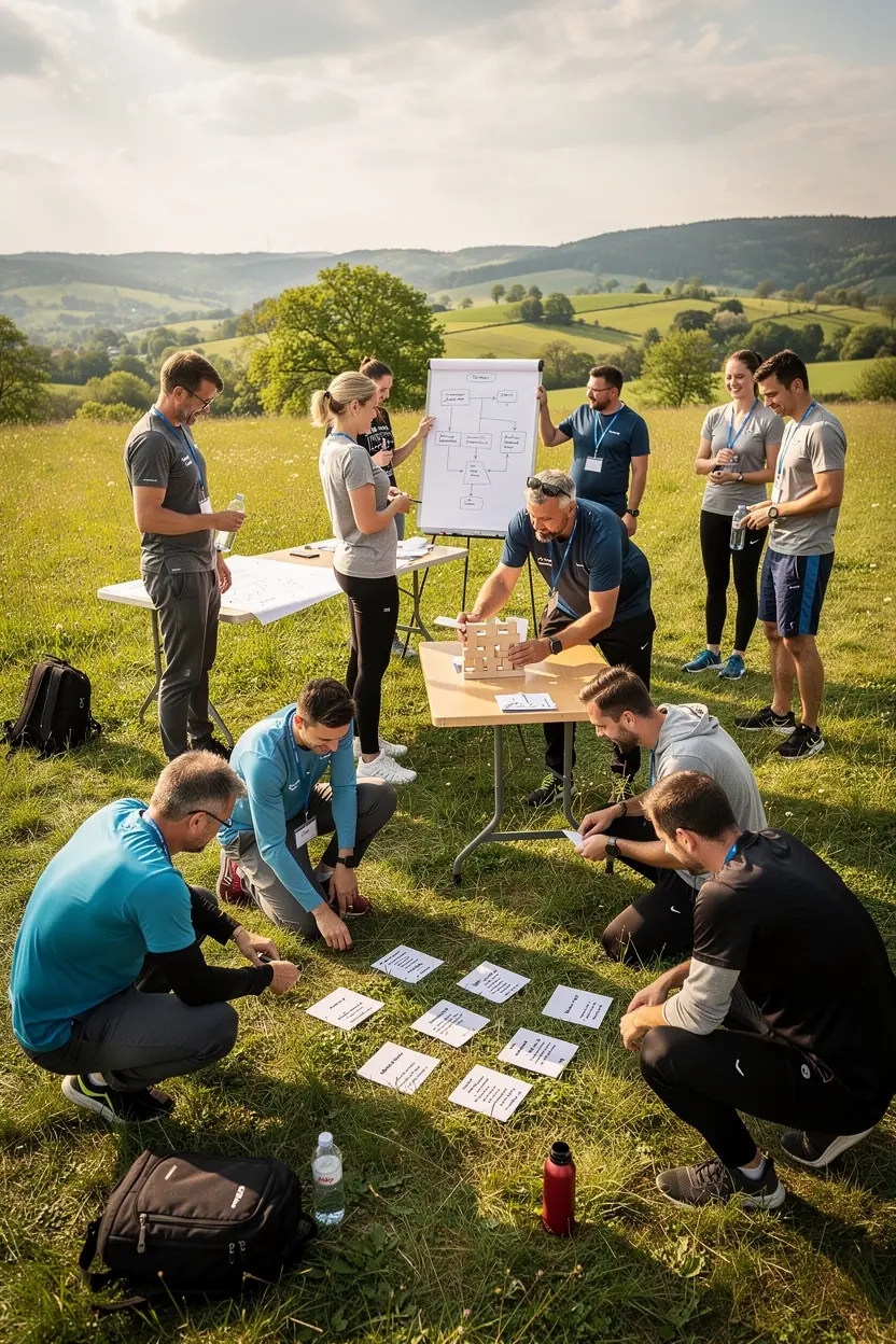 Professional team collaboration